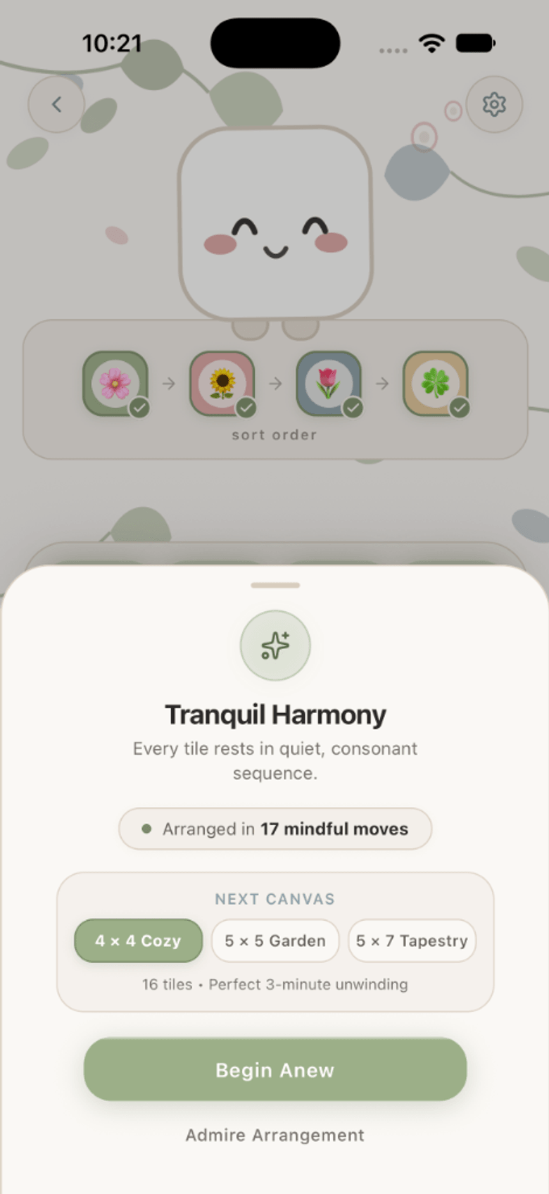 Tranquil Harmony Ceramic Keepsake on iPhone